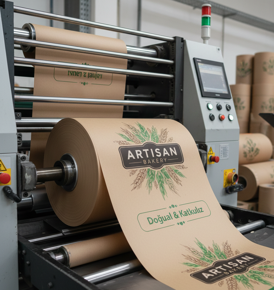 Kağıt Rulo Ambalaj Baskısı