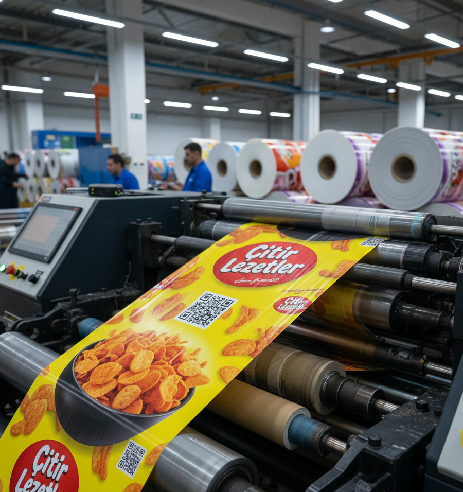 Plastik Rulo Ambalaj Baskısı